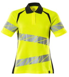 Afbeeldingen van Mascot dames polo hi-vis geel/zwart