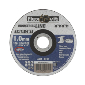Afbeeldingen van Flexovit Doorslijpschijf Vlak Thin Cut Inox A60T  T41/80 125x1x22