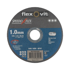 Afbeeldingen van Flexovit Doorslijpschijf Vlak Speedoflex Inox A46/60V  T41/80 125x1,0x22