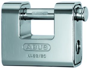 Afbeeldingen van ABUS Hangslot 92 /80 Monobloc hangslot met stalen bekleding KA 8521