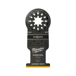 Afbeeldingen van Milwaukee Multitool Starlock HSS Bi-metaal Zaagblad voor hout met nagels 28 x 47 mm