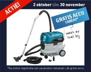 Afbeeldingen van Makita 2x40 V Max Stofzuiger nat en droog M-klasse VC006GMZ01