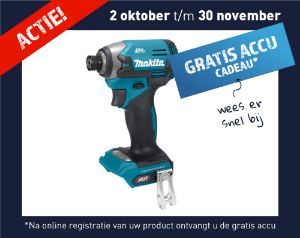 Afbeeldingen van Makita 40 V Max Slagschroevendraaier TD003GZ