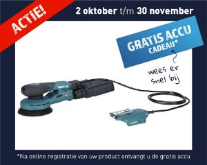 Afbeeldingen van Makita XGT 40 V Max 125 mm Handpalm excenter schuurmachine BO001CGZ