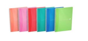 Afbeeldingen van Oxford spiraalblok A4 lijn spiraal 90vel Kleur: willekeurig
