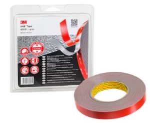 Afbeeldingen van 3M VHB  Tape 4991F, Grijs, 19 mm x 5.5 m, 2.3 mm