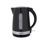 Afbeeldingen van Waterkoker Inventum 1.7liter zwart met rvs 2200 Watt