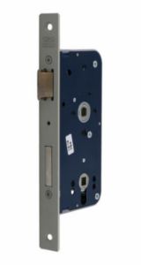 Afbeeldingen van ASSA ABLOY Badkamerdeurslot 2486, 50 mm, zonder sluitplaat, wc72, rvs