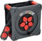 Afbeeldingen van Brennenstuhl Professional Kabelhaspel Cube 5-voudig KA5110 5 IP44,33m H07BQ-F 3G2,5 + Powerblock