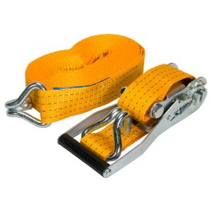 Afbeeldingen van Konvox Sjorband + ratel 50mm 2-dlg 9mtr